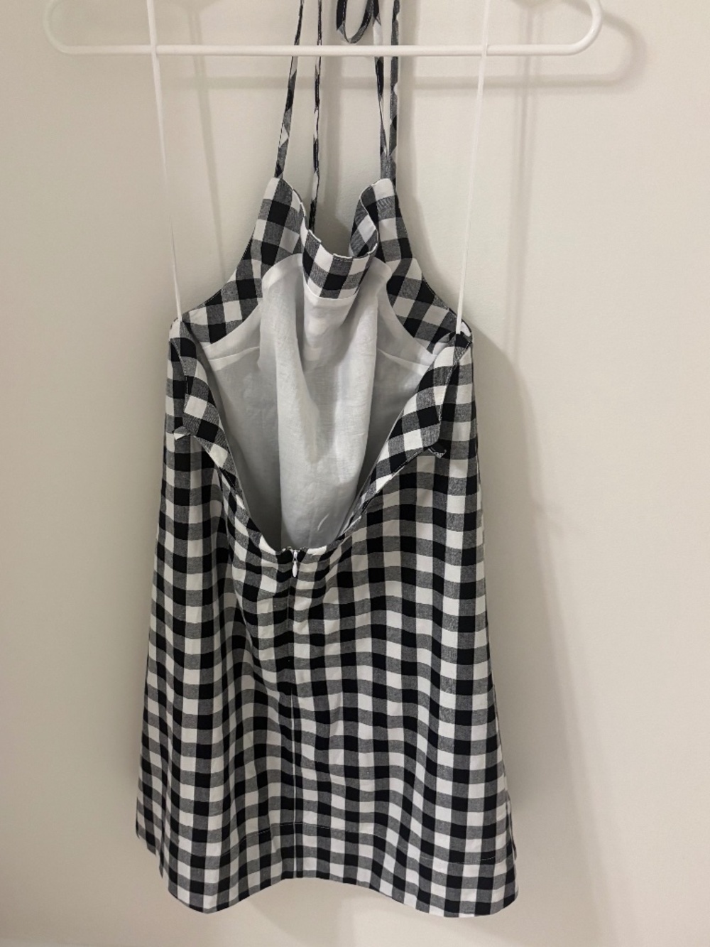 checkered dress